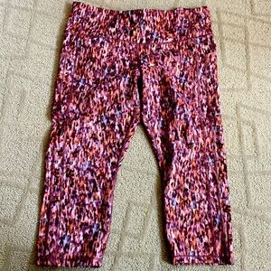 Athleta Tights, Gently worn, purple/orange color